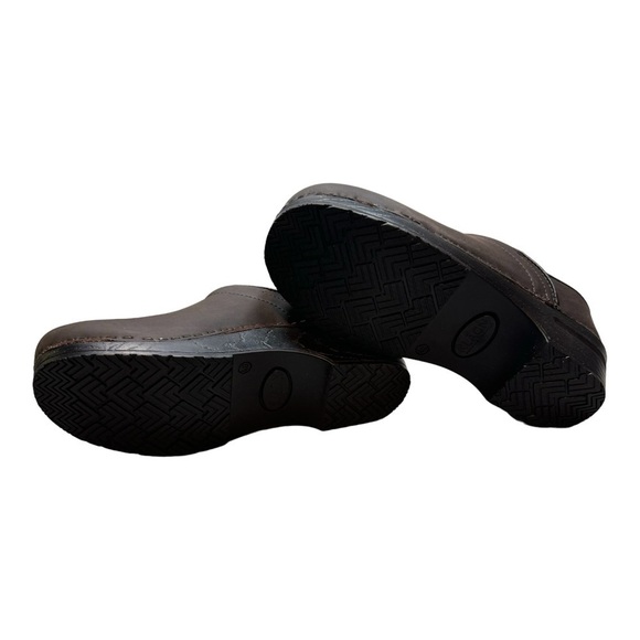 Klagn Swedish Professional Oiled Leather Clogs in Brown NIB - Picture 5 of 9